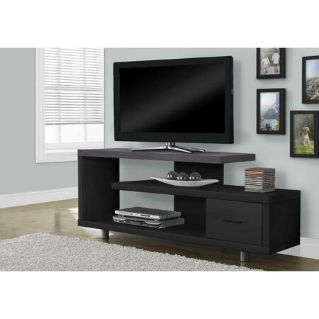 NEXTGEN 60 in. 1 Drawer Television Stand - Black & Grey Top NE3596422